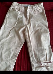 baby pink jeans