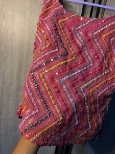 Sparkling Ethnic Blouse with full mirror work