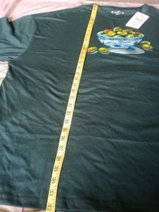 Olive Print Graphic T-Shirt