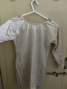 Embroidered Elephant Kurta