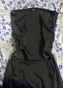 Cider Brown Satin Dress