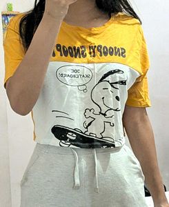 Cute Snoopy Graphic Tee
