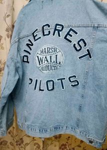 Trendy Light Wash Denim Jacket