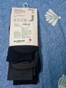 Bata Men's Crew Length Socks - 3 Pack