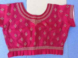Embroidered Pink Blouse