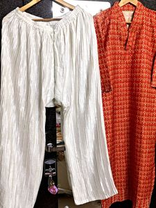 Sale Elegant Ethnic Kurta Set🧡🤍