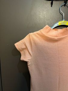 Peach Mini Dress - Casual Chic!