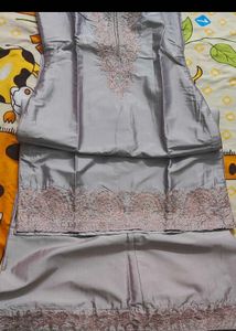 New Elegant Embroidered Kurta Set with Dupatta
