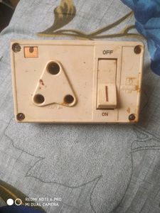15a Electric Socket With Switch