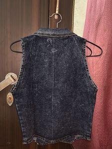 Blue Denim Vest