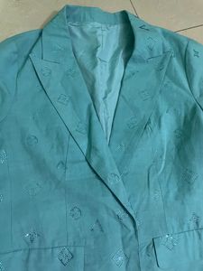 Blazer For Girls With Stone Work