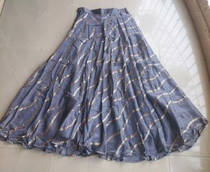 Inddus Bridesmaids' Elegant Grey Lehenga Choli Set