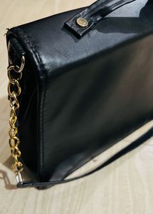 Ted Baker Black Crossbody Bag with Scarf
