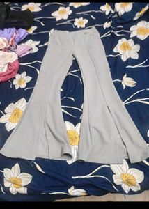 Flared Leggings - Light Grey