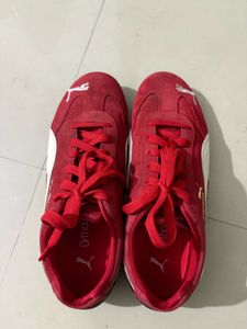 Puma Red Speedcat Sneakers