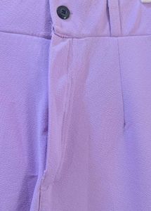 Trending Lavender Straight Fit Pant