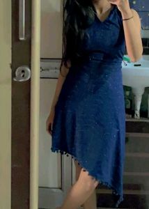 Sparkly Navy Blue Dress