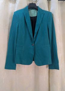 Y2k Women's Teal Blazer Formal &amp; Casual
