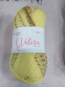 Ganga Velora Olivia Yarn - Yellow