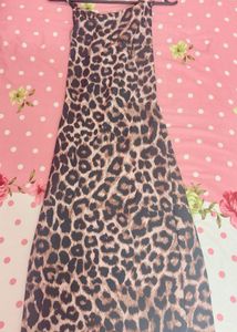 Leopard Print Maxi Dress
