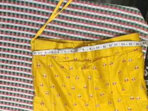Vibrant Yellow &amp; Red Lehenga Choli Set