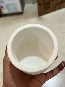 Textured White Pot