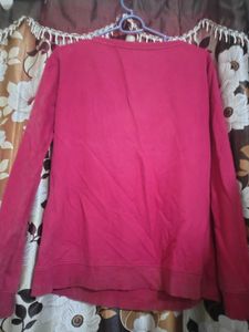 Comfortable Pink Sweatshirt