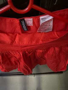 Red Bubble Skirt