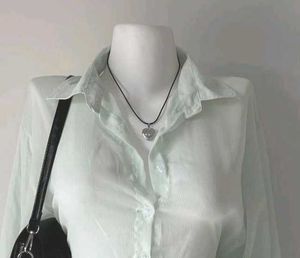 Teal Tie-Up Shirt🩵