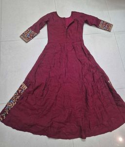 Beautiful Embroidered Ethnic Gown