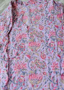 pink cotton kurti