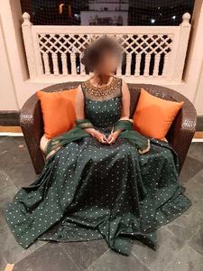 Stunning Green Ethnic Gown