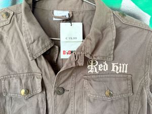 Men's Grey "Red Hill" Biker Jacket