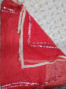 Red + yellow dupatta