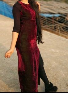 Velvet Maxi Dress