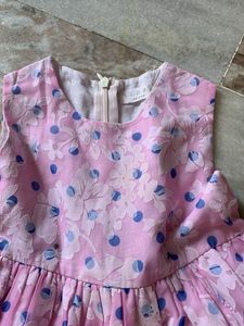 Cute Pink Floral Baby Dress