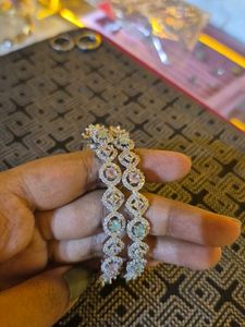 AD Exquisite CZ & Gemstone Bangles