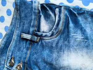 Stylish Blue Denim Shorts