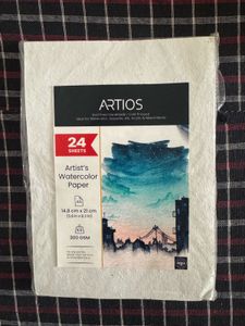 Artist's Watercolor Paper - 24 Sheets