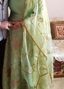 Beautiful Green Embroidered Lehenga