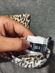 Leopard Print Crop Top