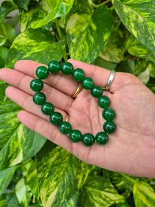 Green Beaded Bracelet