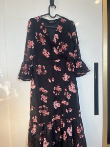Black Floral Maxi Dress