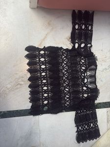 Elegant Black Lace Blouse Top