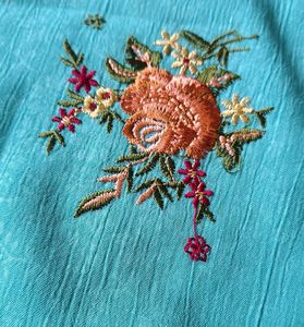 Embroidered suit Dupatta