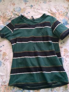 Max striped green tee