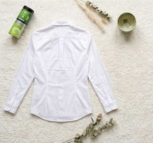 Classic White Button-Down Shirt