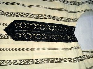Striped Kurti with Lace Detail