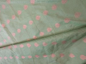 Elegant Grey Banarasi Silk Saree