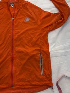 New Balance Orange Windbreaker Jacket
